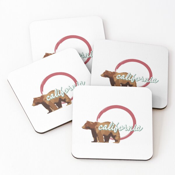 Item preview, California | Brown Bear | State Flag designed and sold by WriteOnThyme.