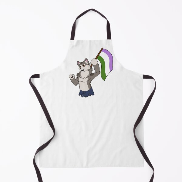 Item preview, Cute Werewolf Says Genderqueer Rights designed and sold by ThatRadFailure.