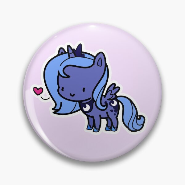 Aperçu de l'œuvre Princesse Luna (Saison 1) chibi créée et vendue par Drawirm.