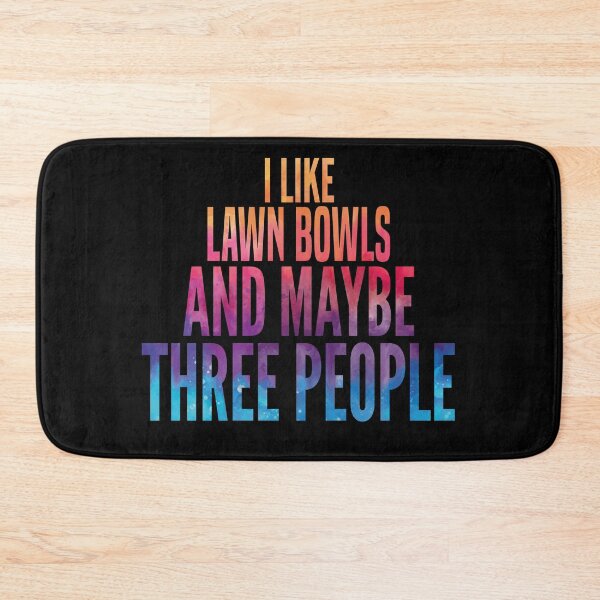 Item preview, Funny Lawn Bowls watercolor Quote designed and sold by JakubkoJunak.