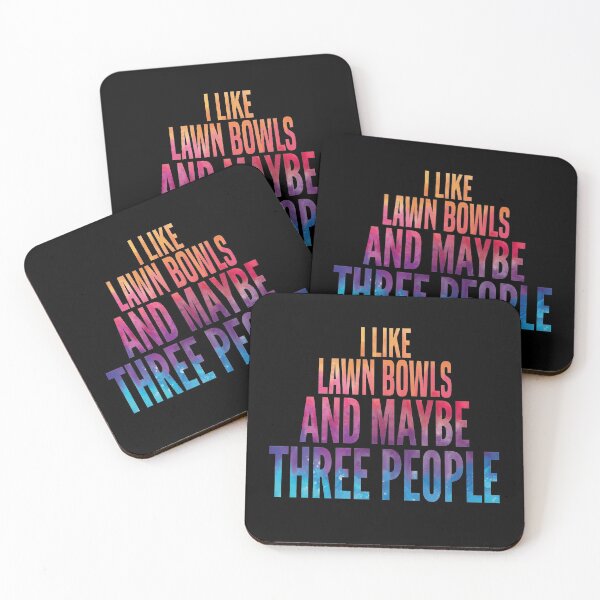Item preview, Funny Lawn Bowls watercolor Quote designed and sold by JakubkoJunak.