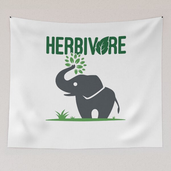 Item preview, Herbivore Elephant Vegetarian Vegan Vegetables Lover designed and sold by jaygo.
