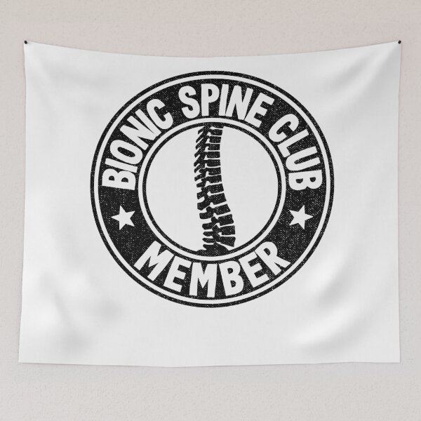 Item preview, Surgery Bionic Spine Club Member Spinal Fusion Recovery designed and sold by Stronzi.