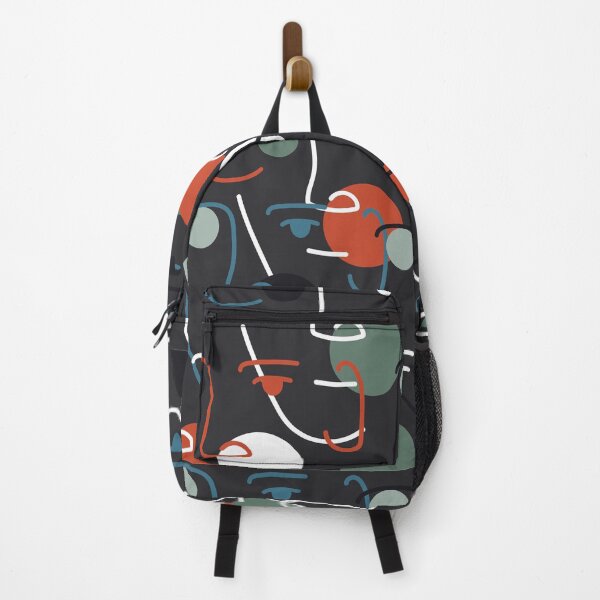Item preview, multicolored faces on a gray  designed and sold by veur.