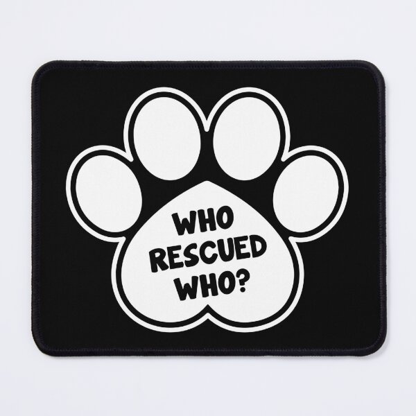Item preview, Dogs Lover - Who rescued who designed and sold by AEGMEDIA.