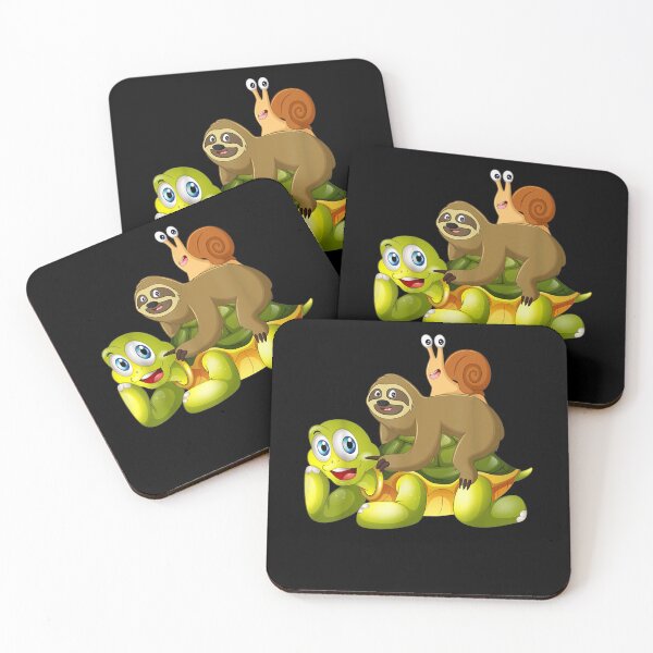 Item preview,  Sloth Turtle Snail Slow Animals Humor designed and sold by dominique235.