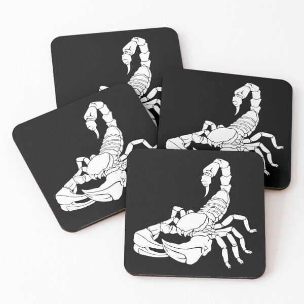 Item preview, White scorpion neat design designed and sold by t335.