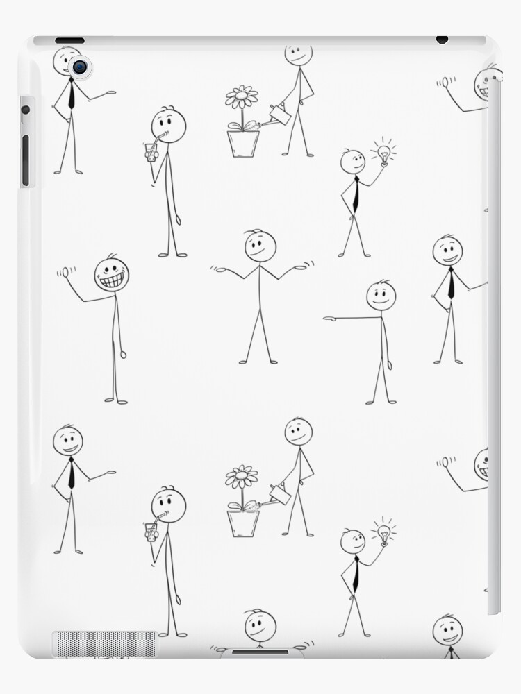 ~ Stickman sticker pack | iPad Case & Skin