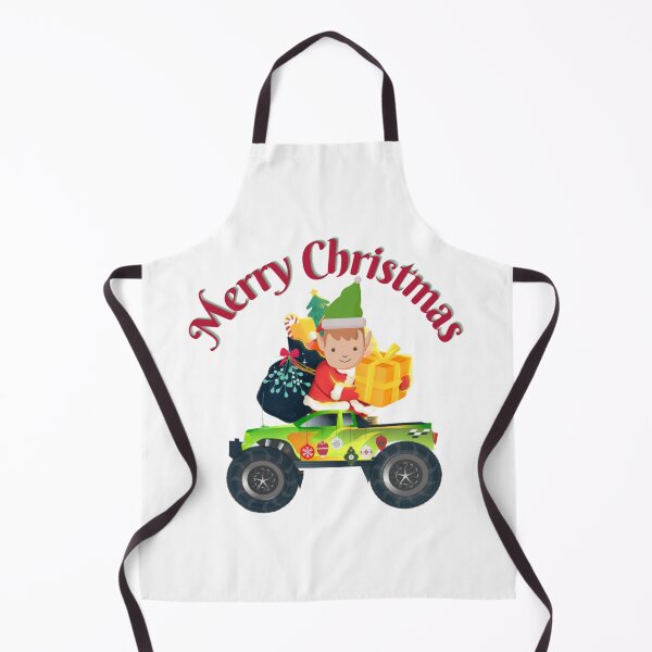 Item preview, Christmas Elf riding monster truck funny quote designed and sold by Simi2020.