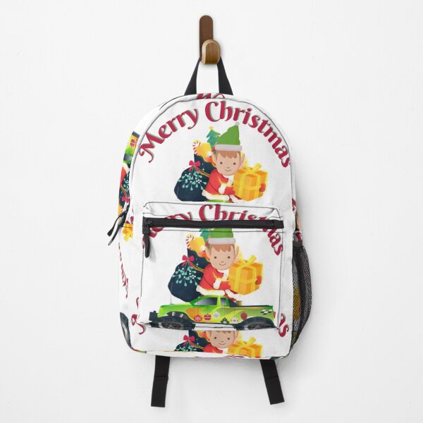 Item preview, Christmas Elf riding monster truck funny quote designed and sold by Simi2020.