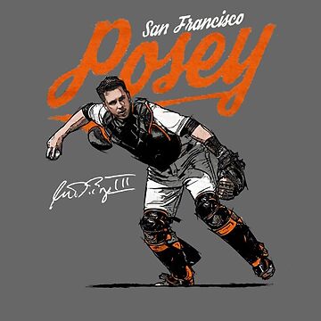 BUSTER POSEY art print/poster SAN FRANCISCO GIANTS FREE S&H! JERSEY