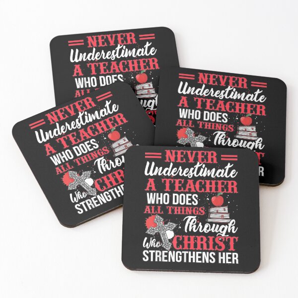 Item preview,  Never Underestimate Teacher Does Things designed and sold by dominique235.