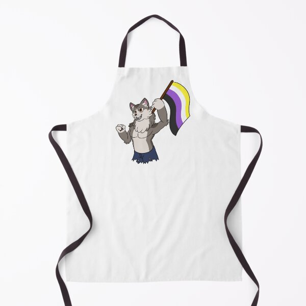 Item preview, Cute Werewolf Says Nonbinary Rights designed and sold by ThatRadFailure.