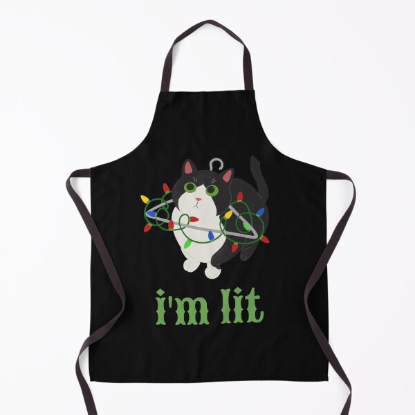 Item preview, I'm Lit, Christmas Cat designed and sold by DiscGolfTees.