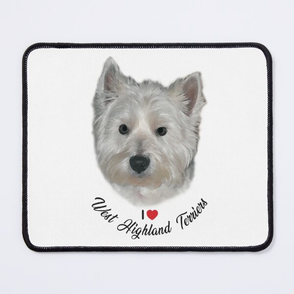 Item preview, I Love West Highland Terriers - Westie Dog designed and sold by BijouArt.