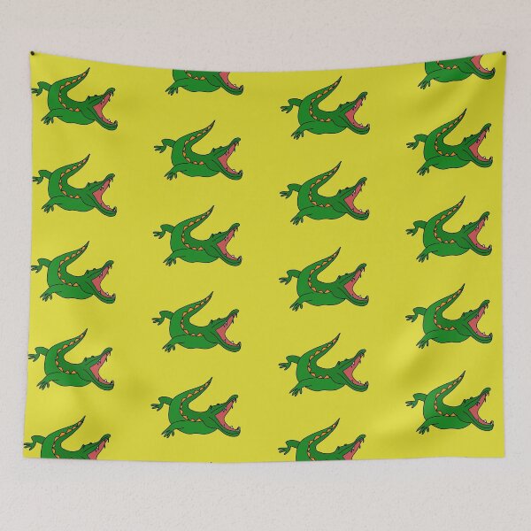 Item preview, illustration green crocodile designed and sold by malliara.