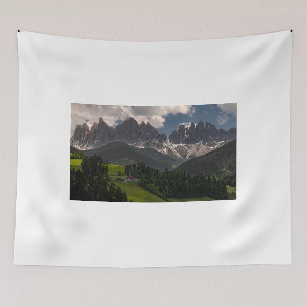 Item preview, Val di Funes Dolomite  Italy Chalet Landscape designed and sold by nbrandsberg.