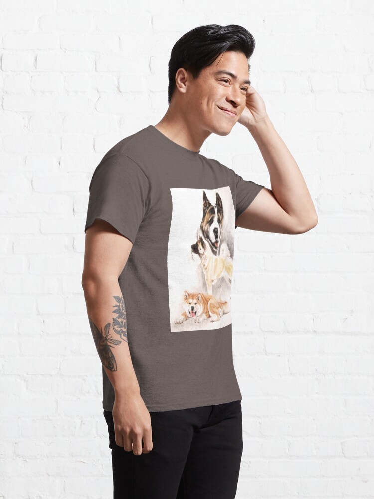 Alternate view of Akita Collage Classic T-Shirt