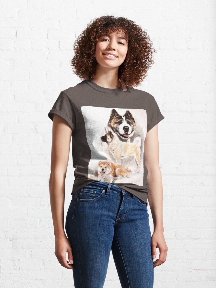 Alternate view of Akita Collage Classic T-Shirt