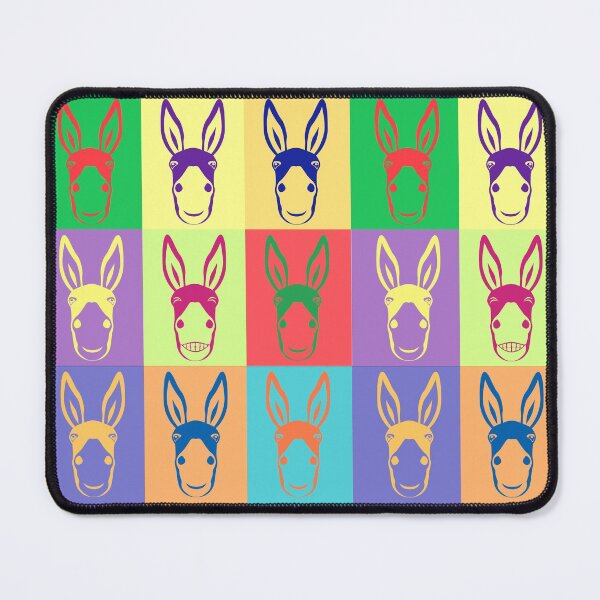 Item preview, Donkey pop art designed and sold by ArtfulMooDesign.