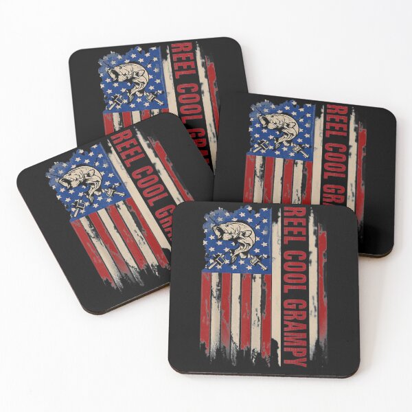 Item preview,  Reel Cool Grampy American Flag Fishing Fish Gift designed and sold by dominique235.