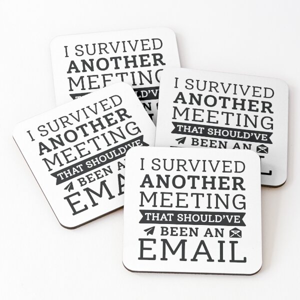 Item preview, I Survived Another Meeting designed and sold by cherrific.