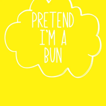Vorschaubild zum Design Pretend I'm A Bun Lazy Halloween Costume Pretend Bun Gear von DynamicDesign
