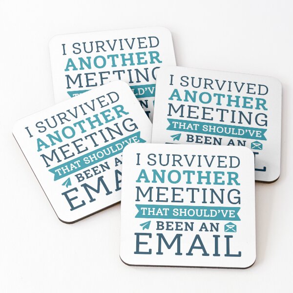 Item preview, I Survived Another Meeting designed and sold by cherrific.