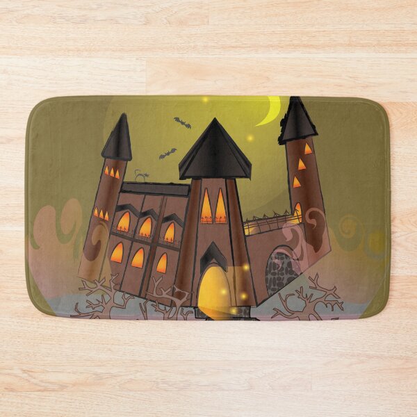 Item preview, Scary Halloween witch house and pumpkin designed and sold by CutieBlue.