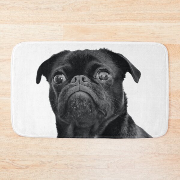 Item preview, Super Cute Pug Dog, Big black eyes designed and sold by Marie Young.