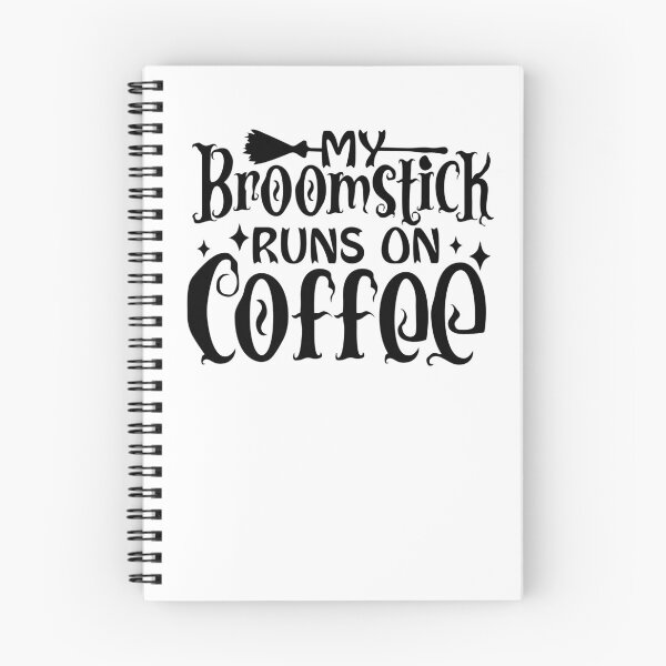 Item preview, My broomstick runs on coffee Halloween -men and women Halloween  designed and sold by Designs Of all kinds.