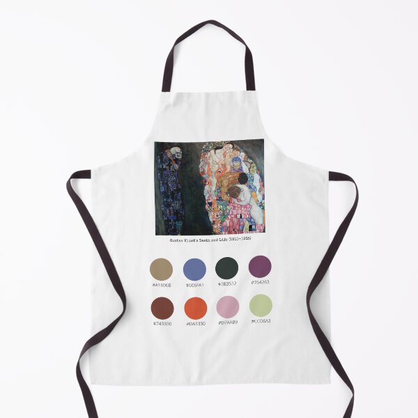 Item preview, Colour Palette of Gustav Klimt's Death and Life (1910-1915) designed and sold by CoffeewithAnh.