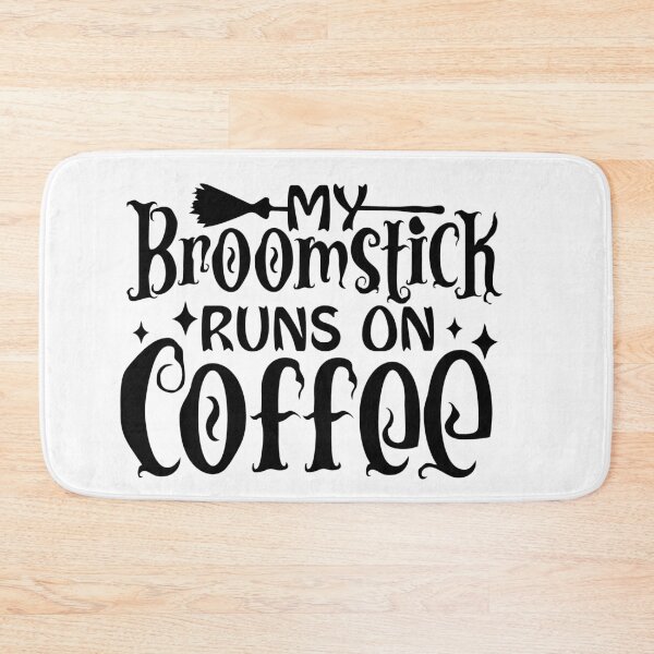 Item preview, My broomstick runs on coffee Halloween -men and women Halloween  designed and sold by Designs Of all kinds.