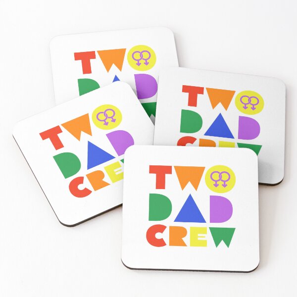 Item preview, TWO DAD CREW - CREW - DAD - PRIDE - LGBT  designed and sold by Tropical Blood.