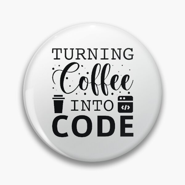 Artikelvorschau, Kaffee in Code verwandeln entworfen und verkauft von cherrific.