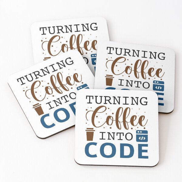 Item preview, Turning Coffee Into Code designed and sold by cherrific.