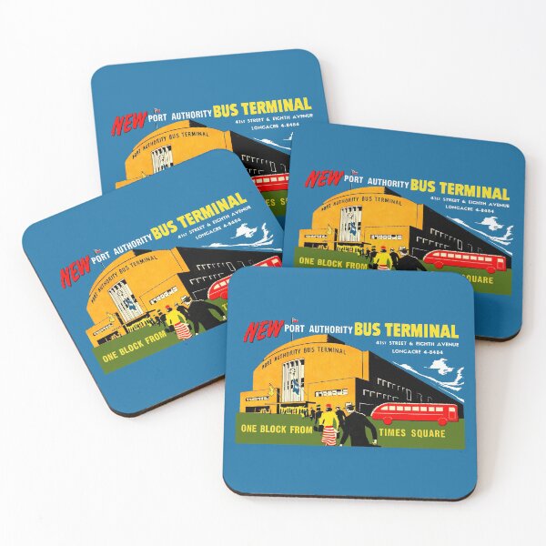 Item preview, NEW YORK PORT AUTHORITY BUS TERMINAL - ADVERT designed and sold by ThrowbackAds.