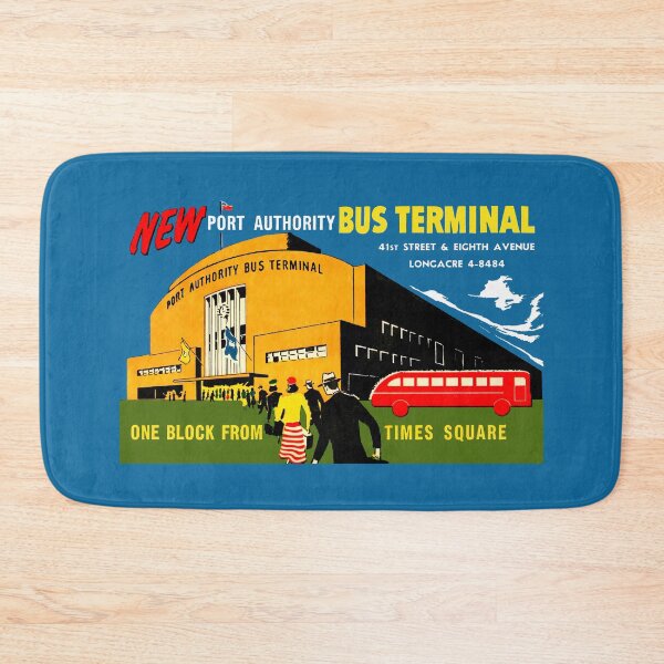 Item preview, NEW YORK PORT AUTHORITY BUS TERMINAL - ADVERT designed and sold by ThrowbackAds.