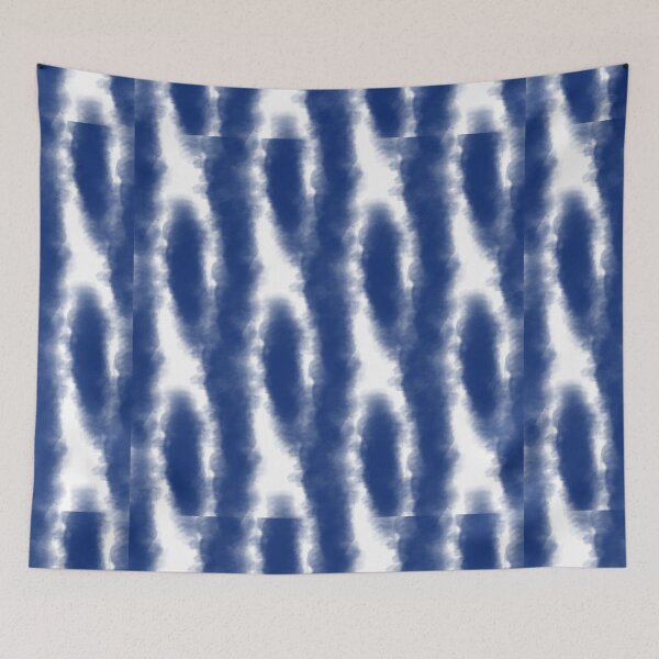 Item preview, Indigo Tie Dye  Shibori Pattern-Abstract Blue Tie Dye - Watercolor Colorful Twirl designed and sold by BestUncommonTee.