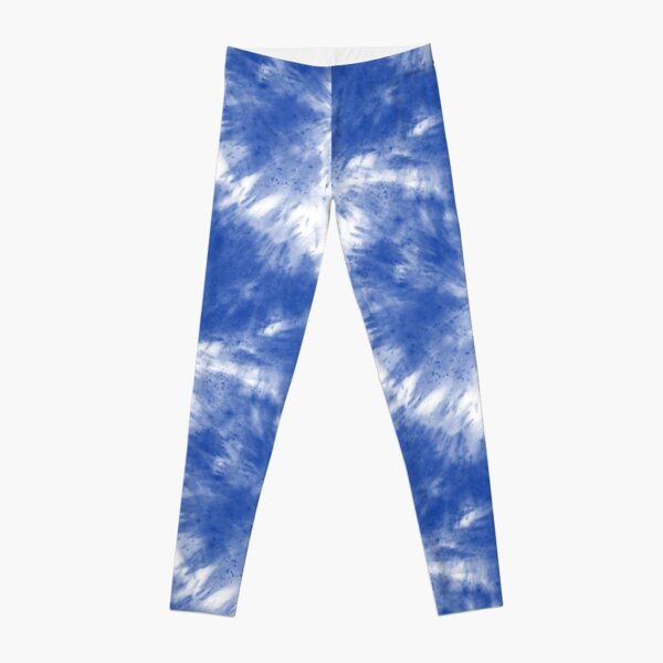 LEGGINGS With an Abstract Floral Pattern Batik, Tie-dye Unisex