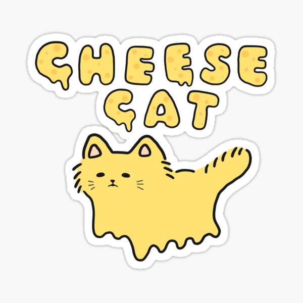 Artikel-Vorschau von Käsekatze Neko Kawaii schmelzende Katze Meme Lustige Lebensmittel Logo Kunst, designt und verkauft von Marinaaa010.