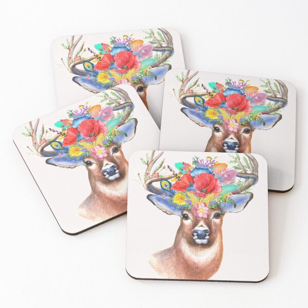 Item preview, Flower Deer designed and sold by PatiMN.