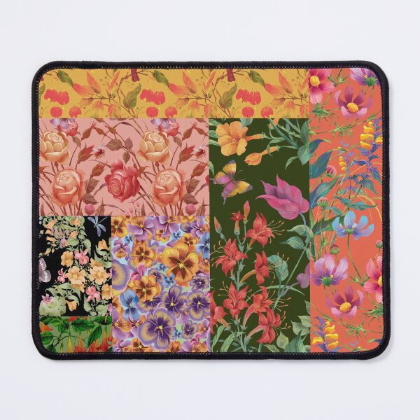 Item preview, Decorative flower patchwork #12 designed and sold by fairytaleprints.