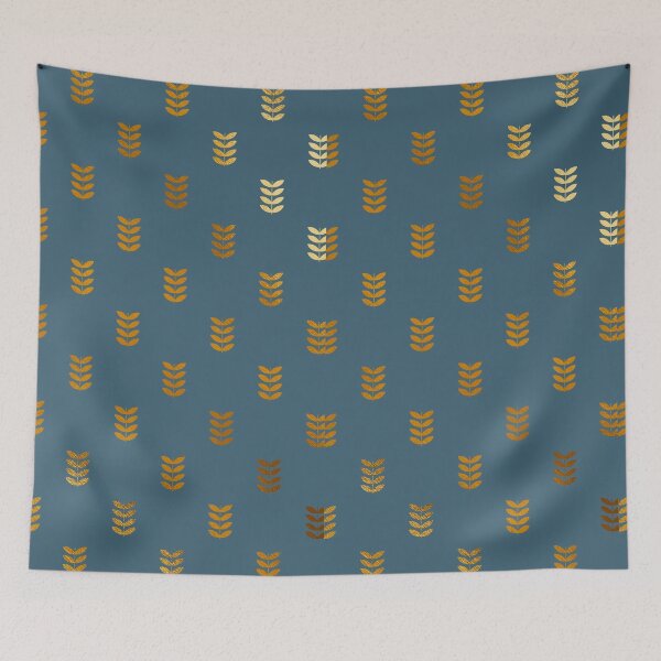 Item preview, Gold Flowers  designed and sold by Moon Fern Vintage.