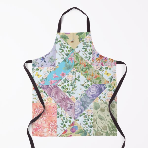 Item preview, Light flower patchwork #10 designed and sold by fairytaleprints.