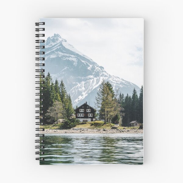 Item preview, Cabin in Switzerland Picturesque Forest designed and sold by JoyforU.