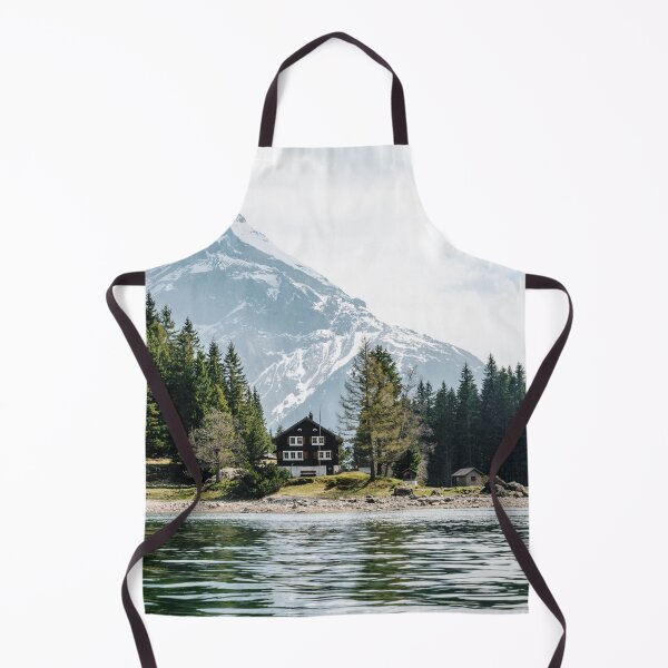 Item preview, Cabin in Switzerland Picturesque Forest designed and sold by JoyforU.