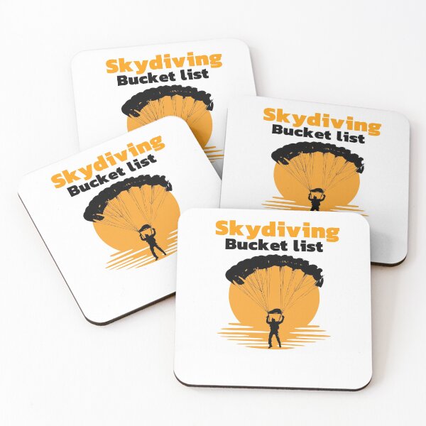 Item preview, Skydiving Bucket List Sunset  designed and sold by PiDesignn.