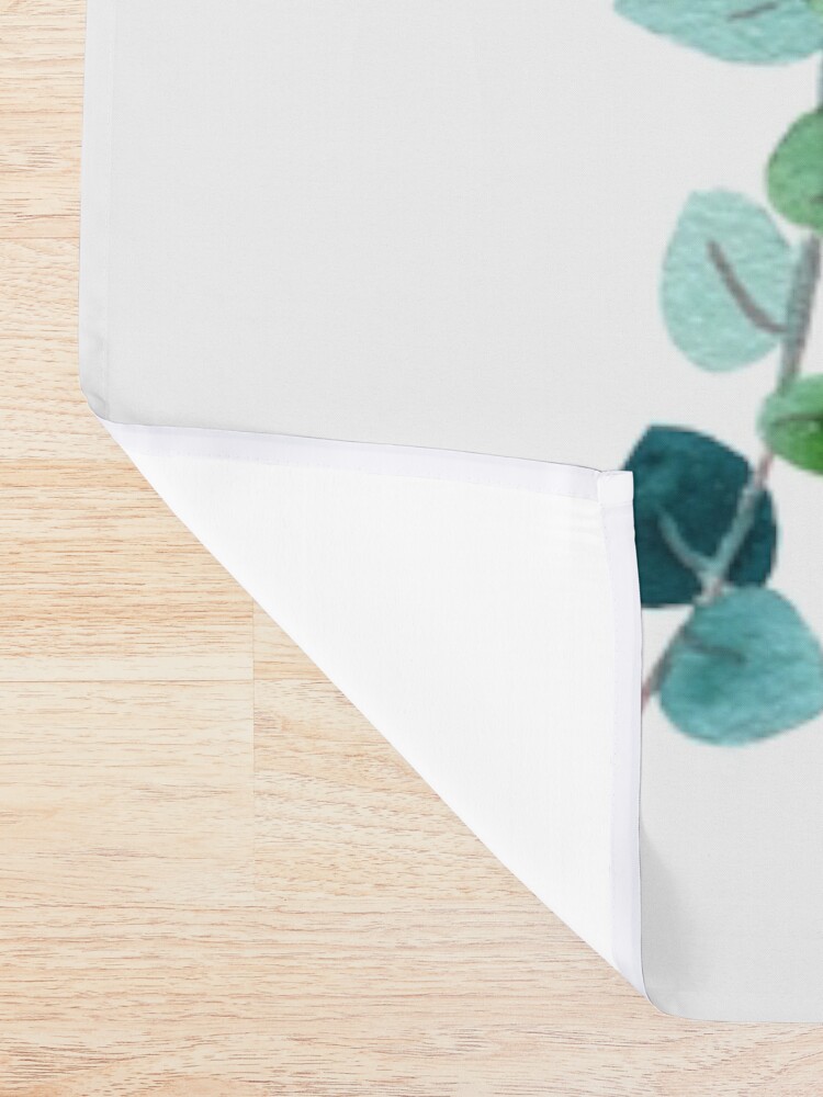 Alternate view of Eucalyptus Watercolor 5 Shower Curtain