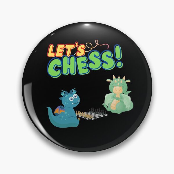 Artikelvorschau, Lass uns Schach spielen! - Cartoon Dragon Chess Master - Netter Drache, der Spiel spielt entworfen und verkauft von PhatSanthaphan.